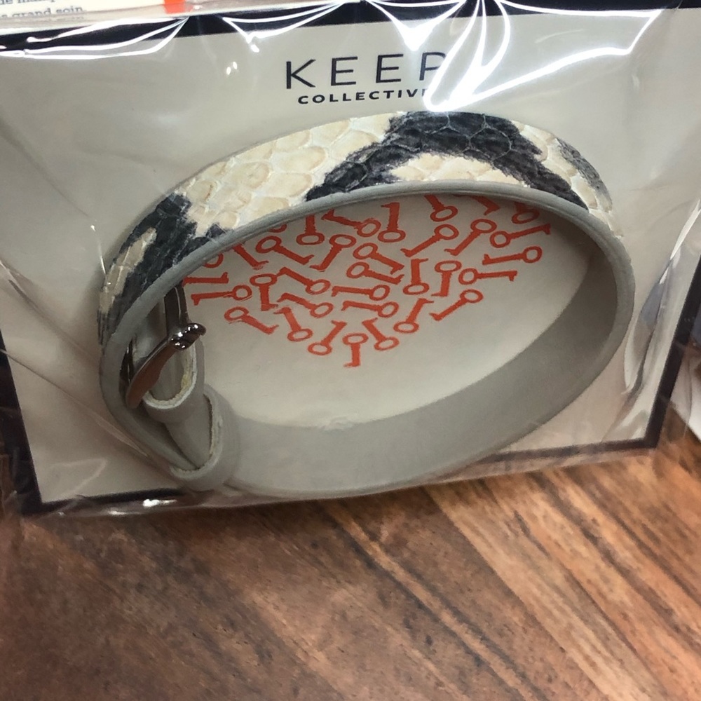 KEEP Collective Snakeskin Print Wrap Bracelet